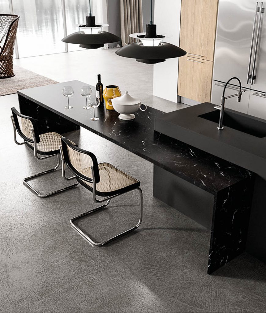 Mobile alto per cucina moderno - GINEVRA 2.0 - Record Cucine - in